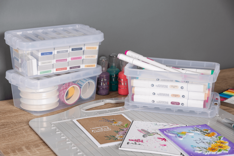 Wham 1.1 Litre Crystal Plastic Storage Box & Lid Wham 1.1 Litre Crystal Plastic Storage Box & Lid